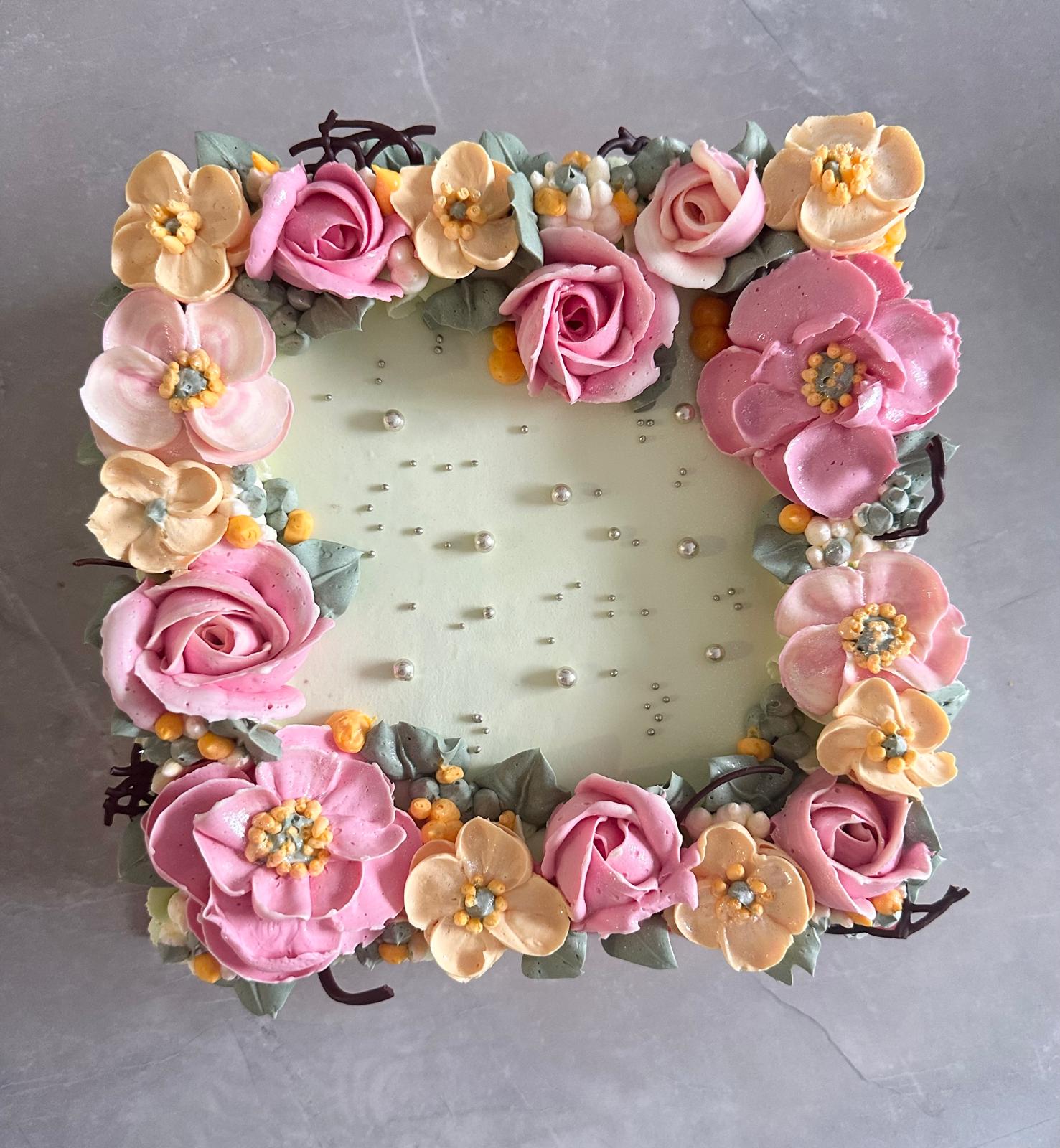 flower cake